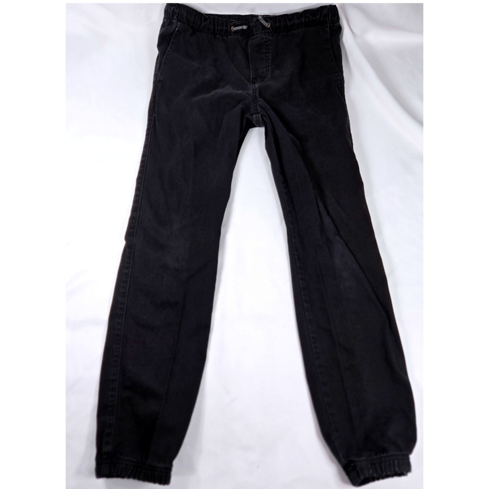 Freeworld Jogger Pants Black Drawstring Waist Casual Unixex Kids XL (Women‎ Sm)